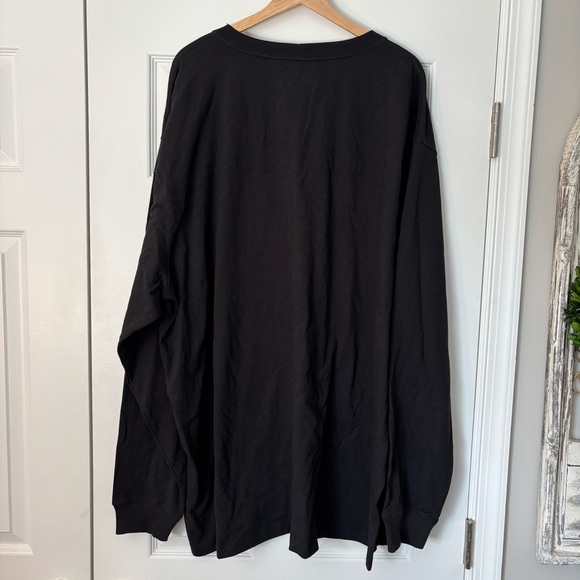 Carhartt Loose Fit Heavyweight Long-Sleeve Classic Pocket Tshirt Black Work - Picture 8 of 8